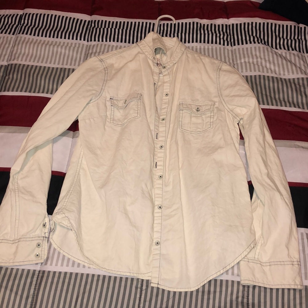 Denim button up